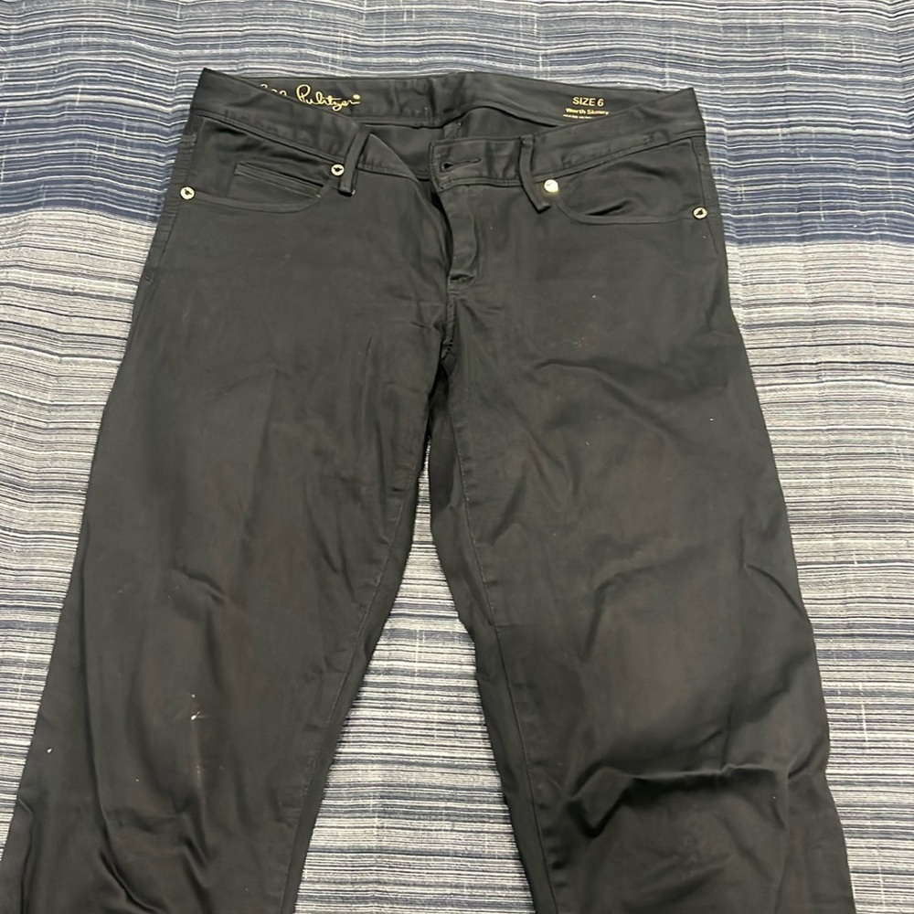 lilly pulitzer black jeans